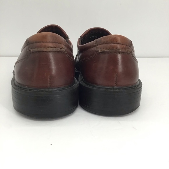 ECCO Men’s Lisbon Apron Leather Slip-On Shoe Loafer Brown Size 41EU - 7 -7.5 US - Picture 4 of 9